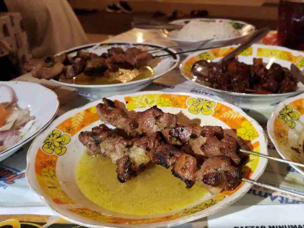 menu sate klathak pak pong